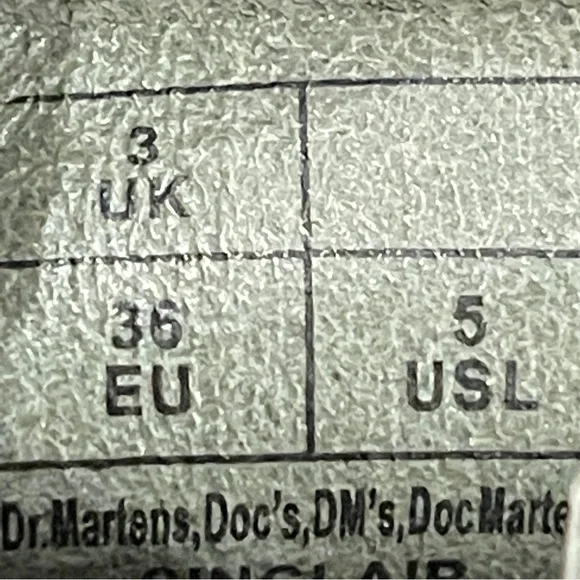 DR. MARTENS SINCLAIR DISTORTED LEOPARD PRINT PLATFORM BOOTS - Picture 8 of 8